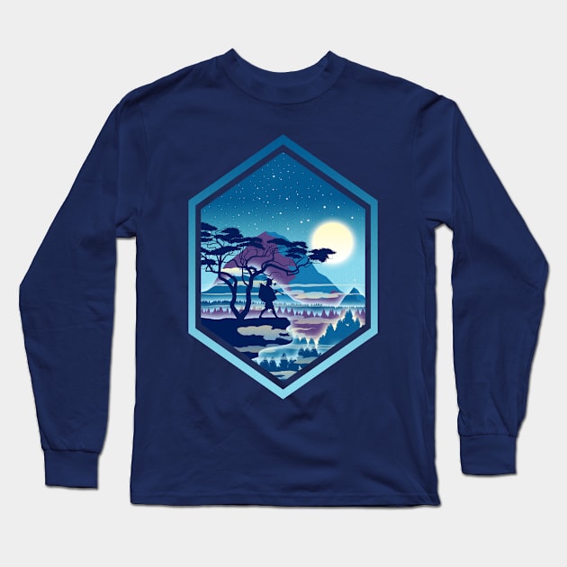 Freedom Traveler Nature Long Sleeve T-Shirt by Mr Bushido